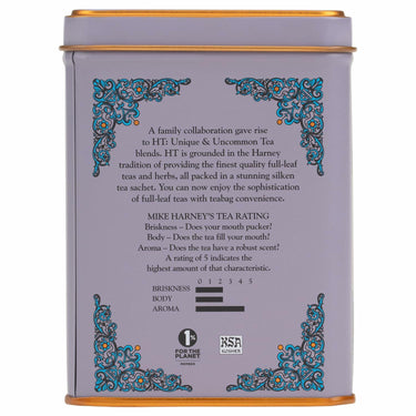 Harney & Sons Caffeinated Tea Tin Sachets, Black Currant, 20 Count